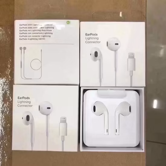 Factory Mfi Certificate Original Earphone with Mic for iPhone 14 13 12 11 Xs Xr 8 7 6s 5se Apple iPad PRO Fast Charging Data 1.2m