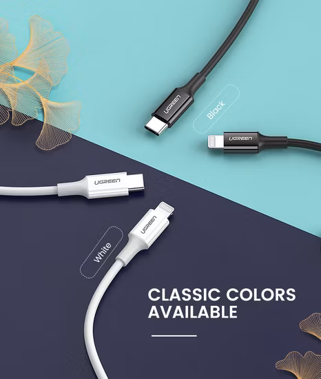 携帯電話データケーブル 1 メートル 3FT 18 ワット 20 ワット Pd 急速充電器 iPhone ライトニングケーブル USB タイプ C - iPhone 12 プロマックス用ライトニングケーブル