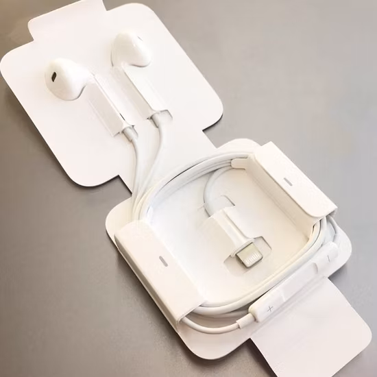 工場 Mfi 証明書オリジナルイヤホンマイク付き iPhone 14 13 12 11 Xs Xr 8 7 6s 5se Apple iPad PRO 高速充電データ 1.2 メートル