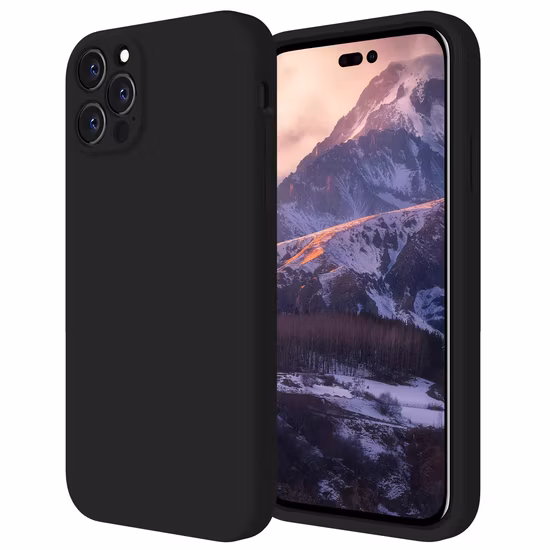 iPhone 14 PRO ケース、シリコン [カメラ保護] 電話ケース [2 つのスクリーンプロテクター] 付き、ソフトアンチ